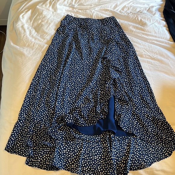 Lulus Girl Like You Blue Polka Dot Two-Piece Set - Picture 3 of 4